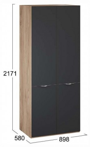 Шкаф платяной Глосс СМ-319.07.003 в Стрежевом - strezevoi.ok-mebel.com | фото 4