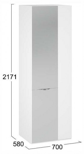 Шкаф платяной Глосс СМ-319.07.007 в Стрежевом - strezevoi.ok-mebel.com | фото 4