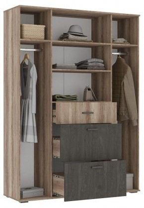 Шкаф платяной Паркинс в Стрежевом - strezevoi.ok-mebel.com | фото 2