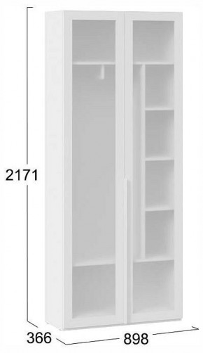 Шкаф платяной Порто СМ-393.07.226 в Стрежевом - strezevoi.ok-mebel.com | фото 4