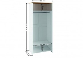 Шкаф платяной Теодора в Стрежевом - strezevoi.ok-mebel.com | фото 3