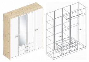 Шкаф "Милана" 4-х створчатый в Стрежевом - strezevoi.ok-mebel.com | фото 3
