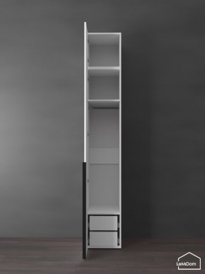 Шкаф с антресолью Linnea MHR-1A-3 2450х400х510 (Белый-М 11.1.1) в Стрежевом - strezevoi.ok-mebel.com | фото 5