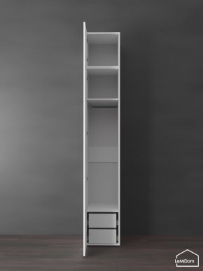 Шкаф с антресолью Linnea MHR-1POA-3 2450х400х510 (Белый-М 11.1.2) в Стрежевом - strezevoi.ok-mebel.com | фото 5