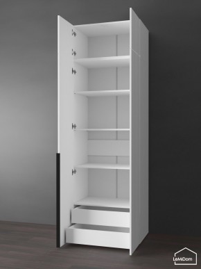 Шкаф с антресолью Linnea MHR-2A-4 2450х800х510 (Белый-М 11.1.1) в Стрежевом - strezevoi.ok-mebel.com | фото 5