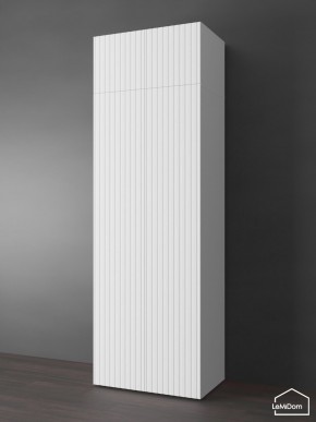 Шкаф с антресолью Linnea MHR-2POA-1 2450х800х510 (Белый-М 11.1.1) в Стрежевом - strezevoi.ok-mebel.com | фото