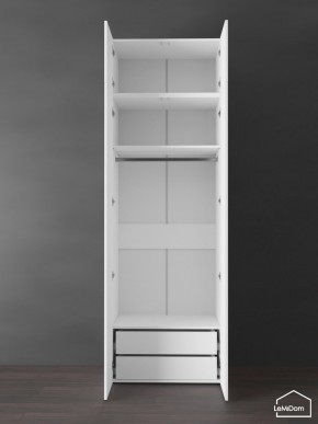 Шкаф с антресолью Linnea MHR-2POA-3 2450х800х510 (Белый-М 11.1.1) в Стрежевом - strezevoi.ok-mebel.com | фото 5
