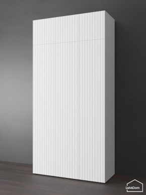 Шкаф с антресолью Linnea MHR-3POA-1 2450х1200х510 (Белый-М 11.1.1) в Стрежевом - strezevoi.ok-mebel.com | фото
