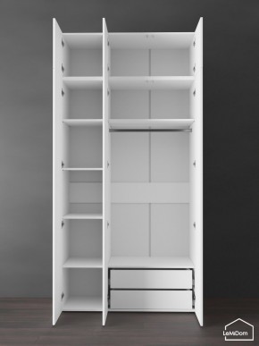 Шкаф с антресолью Linnea MHR-3POA-2 2450х1200х510 (Белый-М 11.1.2) в Стрежевом - strezevoi.ok-mebel.com | фото 6