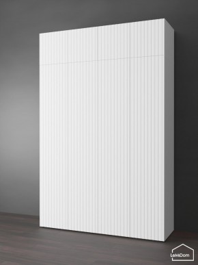 Шкаф с антресолью Linnea MHR-4POA-2 2450х1600х510 (Белый-М 11.1.2) в Стрежевом - strezevoi.ok-mebel.com | фото