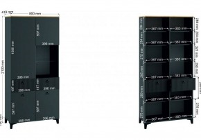 Шкаф-витрина Ника в Стрежевом - strezevoi.ok-mebel.com | фото 3