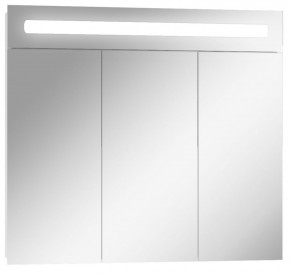 Шкаф-зеркало Аврора 80 с подсветкой LED Домино (DV8009HZ) в Стрежевом - strezevoi.ok-mebel.com | фото