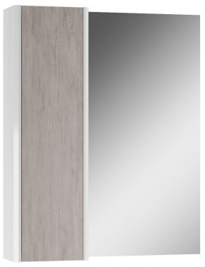 Шкаф-зеркало Uno 60 Дуб серый левый/правый Домино (DU1503HZ) в Стрежевом - strezevoi.ok-mebel.com | фото 2