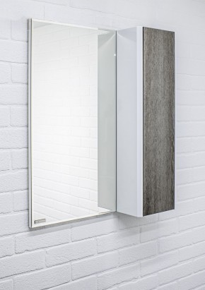 Шкаф-зеркало Uno 60 Дуб серый левый/правый Домино (DU1503HZ) в Стрежевом - strezevoi.ok-mebel.com | фото 9