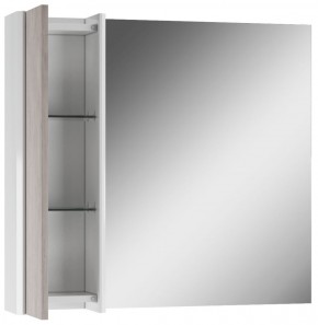 Шкаф-зеркало Uno 80 Дуб серый левый/правый Домино (DU1504HZ) в Стрежевом - strezevoi.ok-mebel.com | фото 4