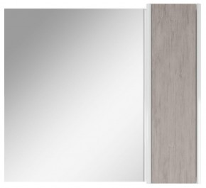 Шкаф-зеркало Uno 80 Дуб серый левый/правый Домино (DU1504HZ) в Стрежевом - strezevoi.ok-mebel.com | фото 5
