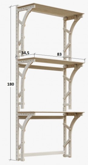 Система  хранения  Конструктор Арт. СХ3-1 в Стрежевом - strezevoi.ok-mebel.com | фото 2