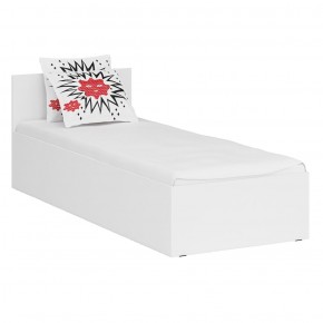 Стандарт Кровать 0800, цвет белый, ШхГхВ 83,5х203,5х70 см., сп.м. 800х2000 мм., без матраса, основание есть в Стрежевом - strezevoi.ok-mebel.com | фото 3