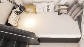 Стандарт Кровать 0900, цвет венге, ШхГхВ 93,5х203,5х70 см., сп.м. 900х2000 мм., без матраса, основание есть в Стрежевом - strezevoi.ok-mebel.com | фото 6