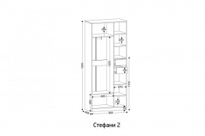 СТЕФАНИ-2 Шкаф в Стрежевом - strezevoi.ok-mebel.com | фото 2