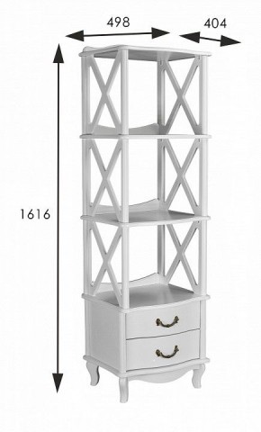 Стеллаж комбинированный Джульетта Л в Стрежевом - strezevoi.ok-mebel.com | фото 4