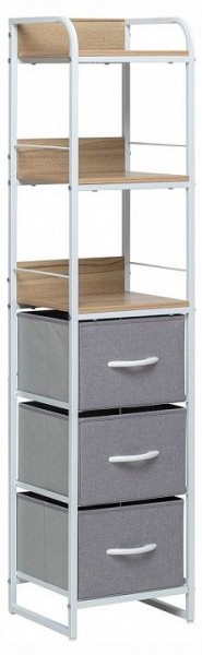 Стеллаж комбинированный Ноа в Стрежевом - strezevoi.ok-mebel.com | фото