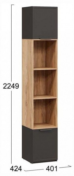 Стеллаж комбинированный Стелла в Стрежевом - strezevoi.ok-mebel.com | фото 4