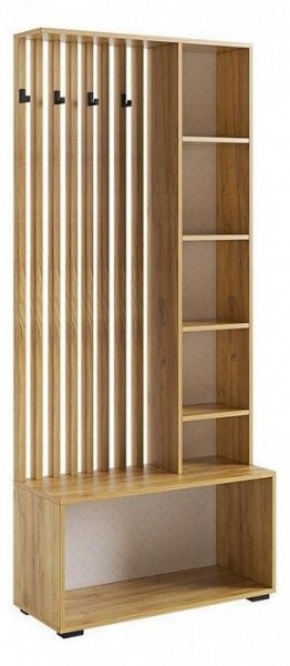 Стенка для прихожей Бери в Стрежевом - strezevoi.ok-mebel.com | фото 3