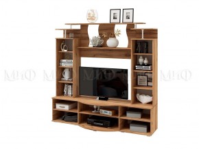 Стенка Виста (Белый глянец/Дуб крафт) в Стрежевом - strezevoi.ok-mebel.com | фото 2