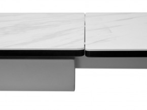 Стол BELLUNO 160 MARBLES KL-99 Белый мрамор матовый, итальянская керамика/ белый каркас, ®DISAUR в Стрежевом - strezevoi.ok-mebel.com | фото 9