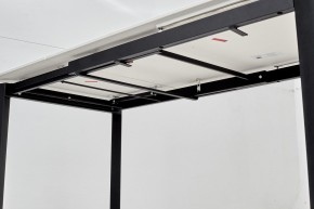 Стол CORNER 120 MATT WHITE MARBLE SOLID CERAMIC / BLACK, ®DISAUR в Стрежевом - strezevoi.ok-mebel.com | фото 9
