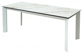 Стол CREMONA 160 KL-188 Контрастный мрамор / белый каркас, ®DISAUR в Стрежевом - strezevoi.ok-mebel.com | фото 3