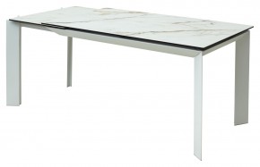 Стол CREMONA 160 KL-188 Контрастный мрамор / белый каркас, ®DISAUR в Стрежевом - strezevoi.ok-mebel.com | фото 7