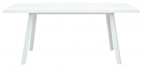 Стол ФИН 120 Белый, стекло/ Белый каркас М-City в Стрежевом - strezevoi.ok-mebel.com | фото 2