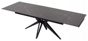 Стол FORIO 160 MATT BLACK MARBLE SOLID CERAMIC / BLACK, ®DISAUR в Стрежевом - strezevoi.ok-mebel.com | фото 5