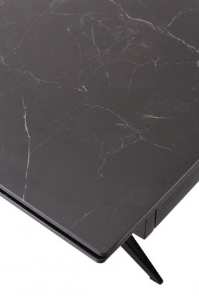 Стол FORIO 160 MATT BLACK MARBLE SOLID CERAMIC / BLACK, ®DISAUR в Стрежевом - strezevoi.ok-mebel.com | фото 9