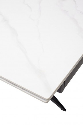 Стол FORIO 160 MATT WHITE MARBLE SOLID CERAMIC / BLACK, ®DISAUR в Стрежевом - strezevoi.ok-mebel.com | фото 9