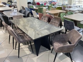 Стол IVAR 180 MARBLES KL-80 Серый мрамор, итальянская керамика, ®DISAUR в Стрежевом - strezevoi.ok-mebel.com | фото 11
