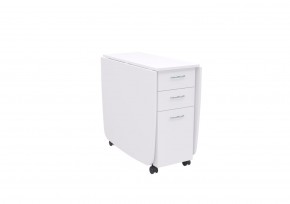 Стол книжка с ящиками (1-6702бел) Белый в Стрежевом - strezevoi.ok-mebel.com | фото 4