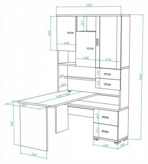 Стол компьютерный Домино СР-620-160 в Стрежевом - strezevoi.ok-mebel.com | фото 2