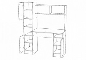 Стол компьютерный Эндо в Стрежевом - strezevoi.ok-mebel.com | фото 3