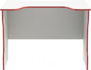 Стол компьютерный ВАРДИГ K2 100x82, белый/красный в Стрежевом - strezevoi.ok-mebel.com | фото 2