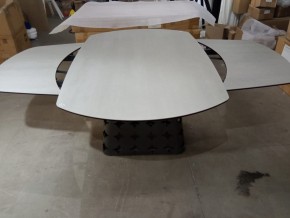 Стол LORENS 150 TL-58 поворотная система раскладки, испанская керамика / Темно-серый, ®DISAUR в Стрежевом - strezevoi.ok-mebel.com | фото 2