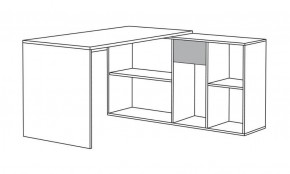 Стол письменный Лайт 03.245 F (белый) в Стрежевом - strezevoi.ok-mebel.com | фото 3