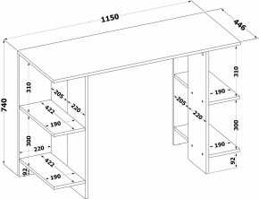 Стол письменный СПМ-28 в Стрежевом - strezevoi.ok-mebel.com | фото 5