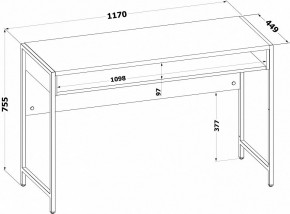 Стол письменный СПМ-401 в Стрежевом - strezevoi.ok-mebel.com | фото 3