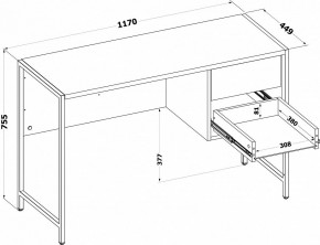 Стол письменный СПМ-404 в Стрежевом - strezevoi.ok-mebel.com | фото 4