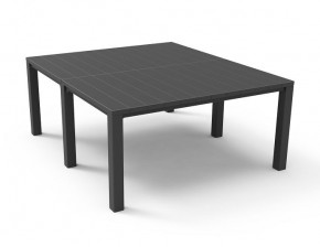 Стол раскладной Джули (Julie Double table 2 configurations) Графит в Стрежевом - strezevoi.ok-mebel.com | фото 3