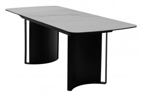 Стол RASMUS 160 TL-45 Белый мрамор, испанская керамика / черный каркас, ®DISAUR в Стрежевом - strezevoi.ok-mebel.com | фото 4