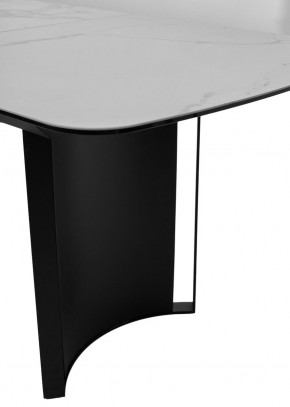 Стол RASMUS 160 TL-45 Белый мрамор, испанская керамика / черный каркас, ®DISAUR в Стрежевом - strezevoi.ok-mebel.com | фото 7